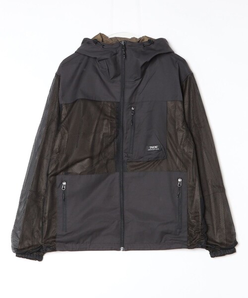 TAION(タイオン)の「【TAION/タイオン】NON DOWN MOUNTAIN R/S W-ZIP HOOD JK 26SS(ブルゾン・メンズ・ブラック系その他/ネイビー/ブラック・S/M/L)」の2枚目の写真