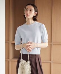 BEAUTY&YOUTH UNITED ARROWS | コイルニット ショートスリーブ プルオーバー ウォッシャブル(ニット/セーター)