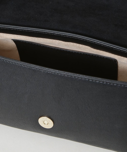 NANO universe（ナノユニバース）の「SINBONO/Allegra Shoulder Bag（ショルダーバッグ・レディース・ブラック/ブラウン・FREE）」の8枚目の写真