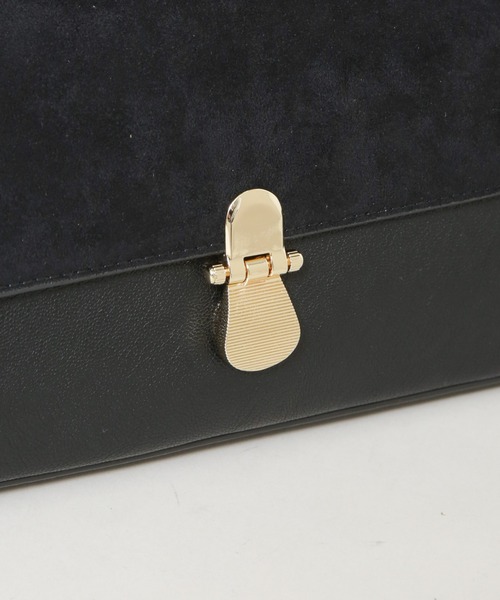 NANO universe（ナノユニバース）の「SINBONO/Allegra Shoulder Bag（ショルダーバッグ・レディース・ブラック/ブラウン・FREE）」の9枚目の写真