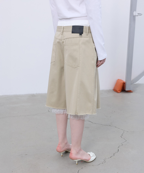 LCDC TM（エルシーディーシーティーエム）の「TUCK BERMUDA SHORTS (BEIGE)（その他パンツ・レディース・その他・SMALL/MEDIUM）」の7枚目の写真