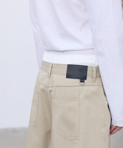 LCDC TM（エルシーディーシーティーエム）の「TUCK BERMUDA SHORTS (BEIGE)（その他パンツ・レディース・その他・SMALL/MEDIUM）」の9枚目の写真