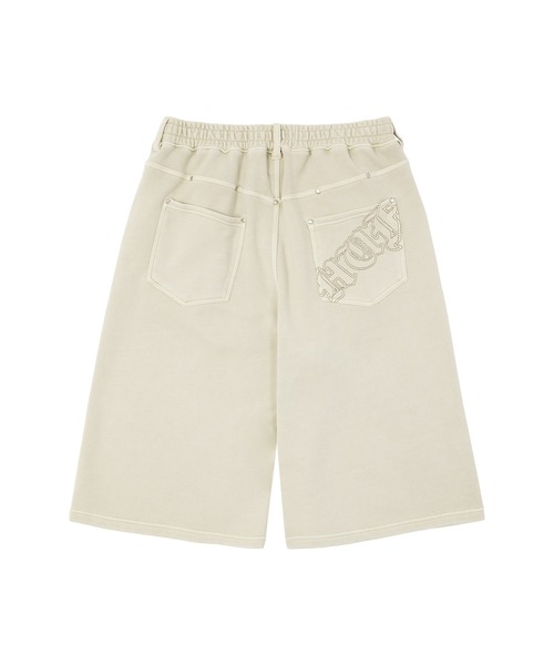 HUF(ハフ)の「STUDDED 3/4 FLEECE PANT(スウェットパンツ・メンズ・ベージュ/ブラック/レッド・S/XL/M/L/XXL)」の12枚目の写真