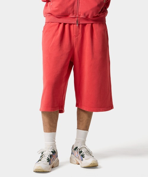 HUF(ハフ)の「STUDDED 3/4 FLEECE PANT(スウェットパンツ・メンズ・ベージュ/ブラック/レッド・S/XL/M/L/XXL)」の20枚目の写真