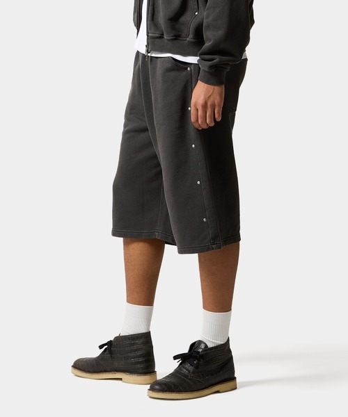 HUF(ハフ)の「STUDDED 3/4 FLEECE PANT(スウェットパンツ・メンズ・ベージュ/ブラック/レッド・S/XL/M/L/XXL)」の15枚目の写真