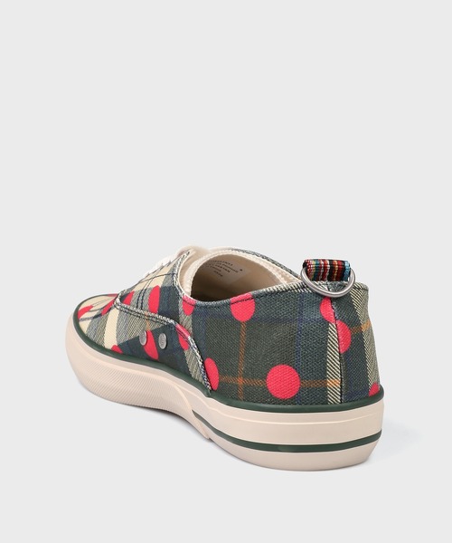 Paul Smith(ポールスミス)の「Paul Smith Loves Barbour キャンバススニーカー【163714 MFO0845】(スニーカー・メンズ・オフホワイト/グリーン/ネイビー・7/8/9/6)」の16枚目の写真