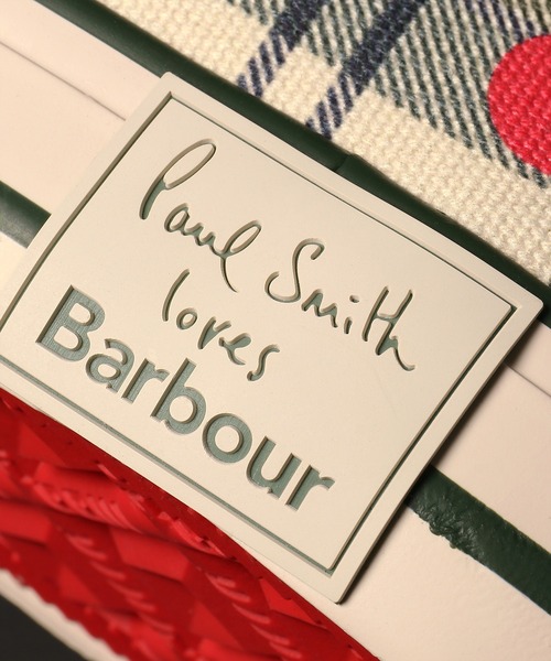 Paul Smith(ポールスミス)の「Paul Smith Loves Barbour キャンバススニーカー【163714 MFO0845】(スニーカー・メンズ・オフホワイト/グリーン/ネイビー・7/8/9/6)」の19枚目の写真