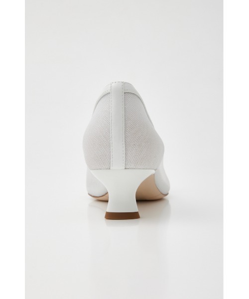 STACCATO(スタッカート)の「ラメッシュローヒールパンプス(パンプス・レディース・ホワイト・24.5cm)」の5枚目の写真