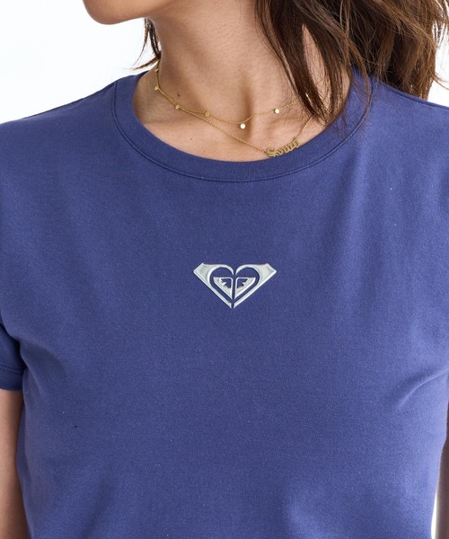 ROXY(ロキシー)の「ROXY ウィメンズ GALAXY Tシャツ 【2026年春夏モデル】/ロキシー半袖ロゴTシャツ(Tシャツ/カットソー・レディース・ネイビー/ピンク/ホワイト/ブラック・LARGE/MEDIUM)」の9枚目の写真