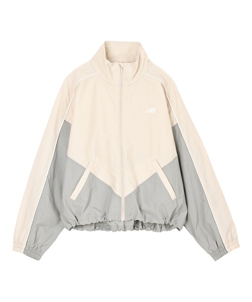 NEW BALANCE(ニューバランス)の「タスランナイロンウーブンジャケット(ブルゾン・レディース・ベージュ/ミント・SMALL/MEDIUM/LARGE/X-LARGE)」の10枚目の写真