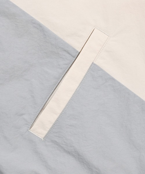 NEW BALANCE(ニューバランス)の「タスランナイロンウーブンジャケット(ブルゾン・レディース・ベージュ/ミント・SMALL/MEDIUM/LARGE/X-LARGE)」の14枚目の写真