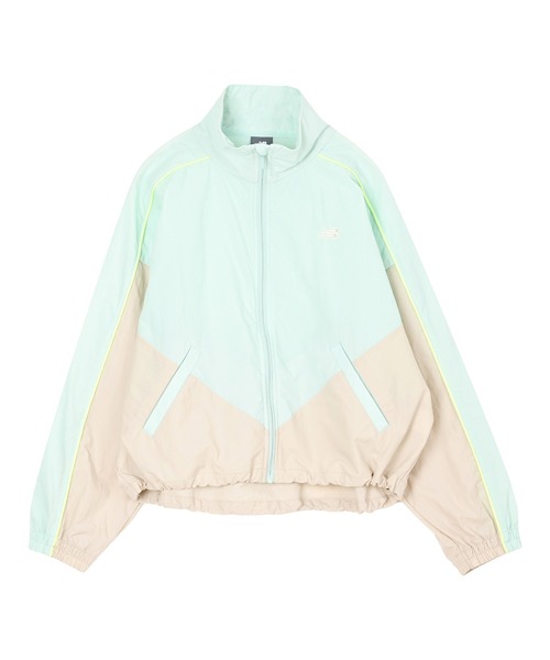 NEW BALANCE(ニューバランス)の「タスランナイロンウーブンジャケット(ブルゾン・レディース・ベージュ/ミント・SMALL/MEDIUM/LARGE/X-LARGE)」の22枚目の写真