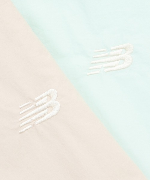 NEW BALANCE(ニューバランス)の「タスランナイロンウーブンジャケット(ブルゾン・レディース・ベージュ/ミント・SMALL/MEDIUM/LARGE/X-LARGE)」の4枚目の写真