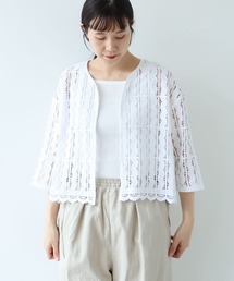 ●cotton wave lace 2way haori ブラウス