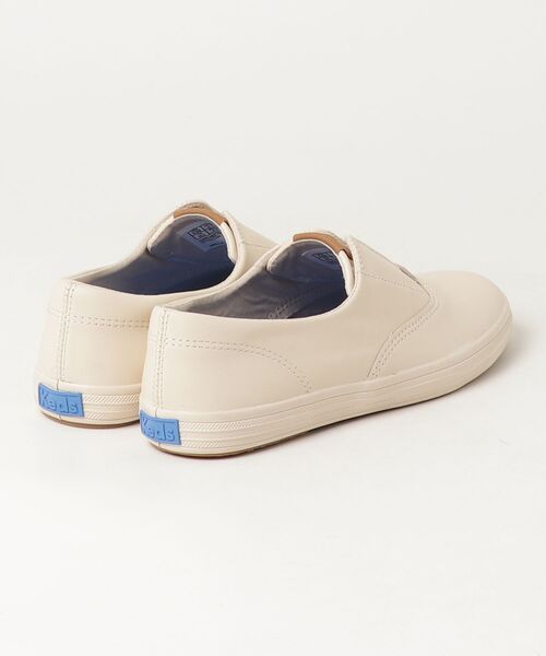 Keds(ケッズ)の「Keds ケッズ チャンピオン ラウンド トゥ スリップ レザー ベージュ(スニーカー・レディース・ベージュ・23.5cm/24.0cm/24.5cm/22.5cm/23.0cm/25.0cm)」の8枚目の写真