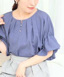 MICO COULIER | サップタンブラー2WAY袖ギャザーブラウス(シャツ/ブラウス)
