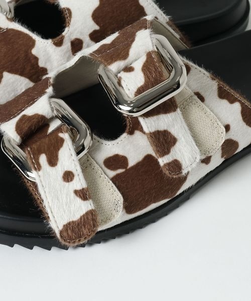 JEANASIS(ジーナシス)の「バックルベルトスライドサンダル/666209(サンダル・レディース・ホワイト系その他/アイボリー/ブラック・LARGE/MEDIUM)」の10枚目の写真