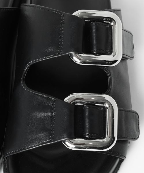 JEANASIS(ジーナシス)の「バックルベルトスライドサンダル/666209(サンダル・レディース・ホワイト系その他/アイボリー/ブラック・LARGE/MEDIUM)」の14枚目の写真