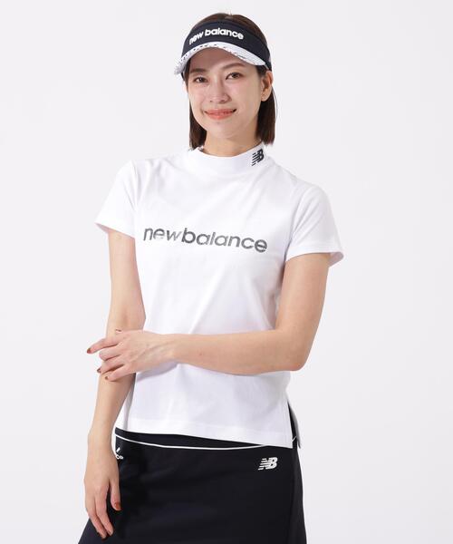 New Balance Golf(ニューバランスゴルフ)の「半袖 モックネック プルオーバー (WOMENS)(Tシャツ/カットソー・レディース・ホワイト/パープル/イエロー/ブラック・LARGE/SMALL/MEDIUM/X-LARGE)」の2枚目の写真