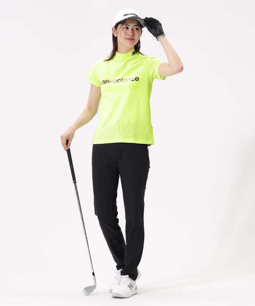 New Balance Golf(ニューバランスゴルフ)の「半袖 モックネック プルオーバー (WOMENS)(Tシャツ/カットソー・レディース・ホワイト/パープル/イエロー/ブラック・LARGE/SMALL/MEDIUM/X-LARGE)」の8枚目の写真