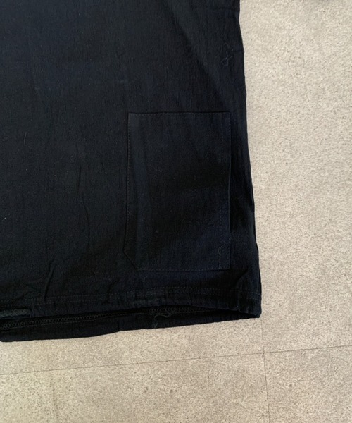 link lot(リンクロット)の「ルーズシルエット レースアップ フーディー半袖Tシャツ(Tシャツ/カットソー・メンズ・ホワイト/ブラック・M)」の4枚目の写真