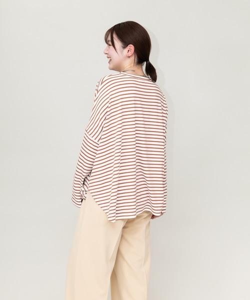 meeny miny(ミーニーマイニー)の「【meeny miny】【旭山動物園応援商品】マヌルネコ『face』ロングTシャツ(Tシャツ/カットソー・レディース・カーキ/ブラウン/グレー・M-L/S-M)」の17枚目の写真