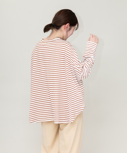meeny miny(ミーニーマイニー)の「【meeny miny】【旭山動物園応援商品】マヌルネコ『face』ロングTシャツ(Tシャツ/カットソー・レディース・カーキ/ブラウン/グレー・M-L/S-M)」の18枚目の写真