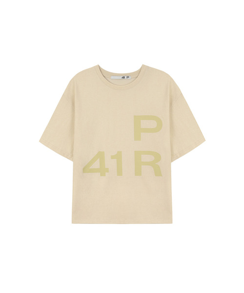 41PRAY(サイルプレイ)の「41PR Essential Tee / Yellow(Tシャツ/カットソー・レディース・イエロー・OS)」の1枚目の写真