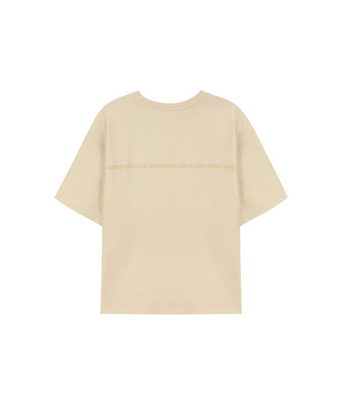 41PRAY(サイルプレイ)の「41PR Essential Tee / Yellow(Tシャツ/カットソー・レディース・イエロー・OS)」の7枚目の写真