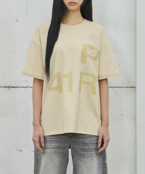 41PRAY(サイルプレイ)の「41PR Essential Tee / Yellow(Tシャツ/カットソー・レディース・イエロー・OS)」の2枚目の写真
