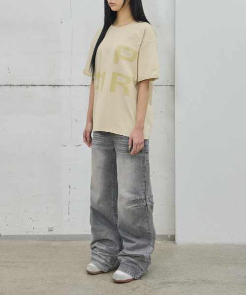 41PRAY(サイルプレイ)の「41PR Essential Tee / Yellow(Tシャツ/カットソー・レディース・イエロー・OS)」の4枚目の写真