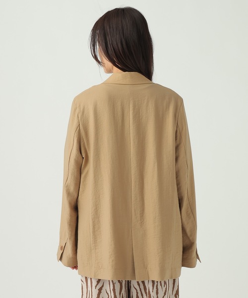 Elura（エルーラ）の「フィラメントツイルジャケット/659647（テーラードジャケット・レディース・ブラック/ブラウン/ベージュ・FREE）」の19枚目の写真