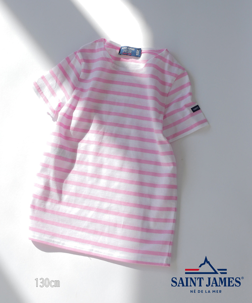 IENA ENFANT(イエナアンファン)の「【saint james/セントジェームス】 LEVANT MOD E B カットソー(Tシャツ/カットソー・キッズ・ネイビー/スカイブルー/レッド/ピンク系その他・130)」の3枚目の写真