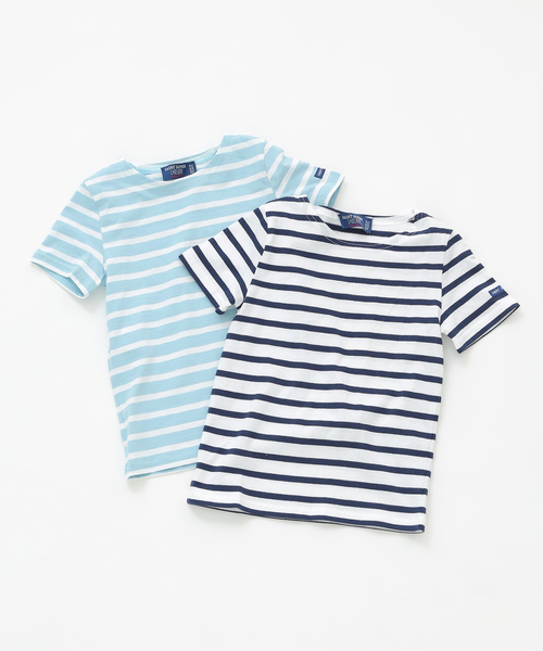 IENA ENFANT(イエナアンファン)の「【saint james/セントジェームス】 LEVANT MOD E B カットソー(Tシャツ/カットソー・キッズ・ネイビー/スカイブルー/レッド/ピンク系その他・130)」の6枚目の写真