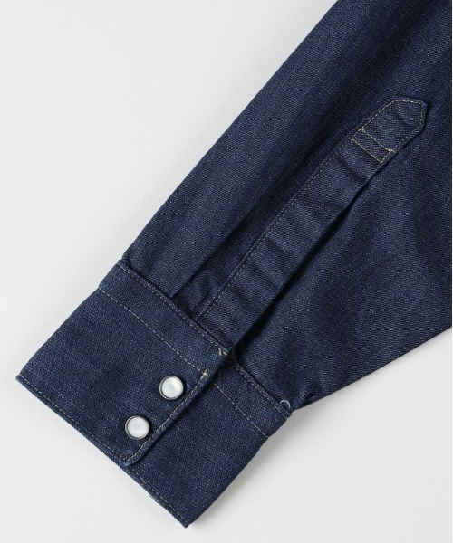 Levi's（リーバイス）の「【Levi's】ヴィンテージライク ウェスタンシャツ (インディゴ / スナップボタン / ワークウェア)（シャツ/ブラウス・メンズ・ダークインディゴブルー・S/M/L）」の5枚目の写真
