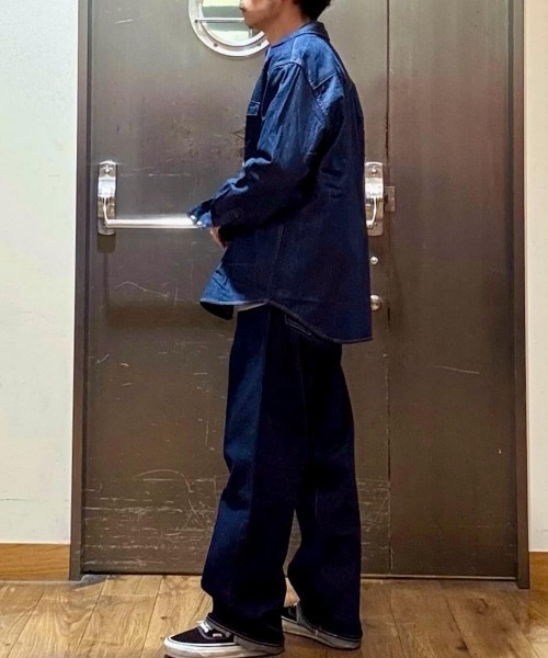 Levi's（リーバイス）の「【Levi's】ヴィンテージライク ウェスタンシャツ (インディゴ / スナップボタン / ワークウェア)（シャツ/ブラウス・メンズ・ダークインディゴブルー・S/M/L）」の13枚目の写真