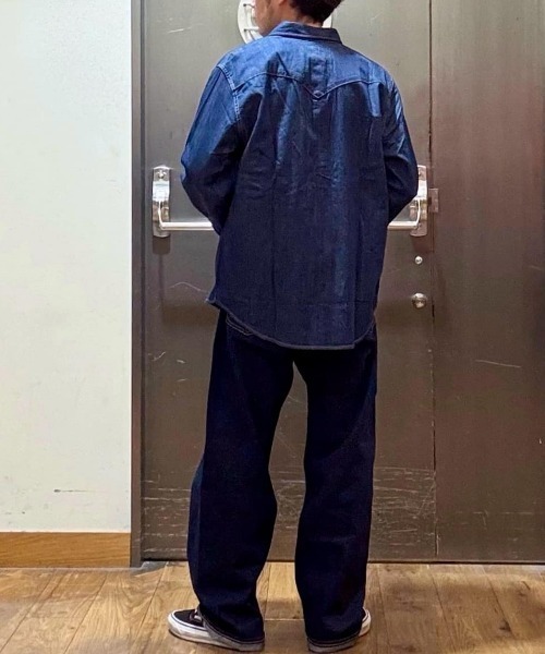 Levi's（リーバイス）の「【Levi's】ヴィンテージライク ウェスタンシャツ (インディゴ / スナップボタン / ワークウェア)（シャツ/ブラウス・メンズ・ダークインディゴブルー・S/M/L）」の14枚目の写真