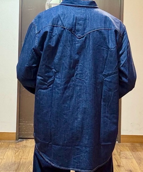 Levi's（リーバイス）の「【Levi's】ヴィンテージライク ウェスタンシャツ (インディゴ / スナップボタン / ワークウェア)（シャツ/ブラウス・メンズ・ダークインディゴブルー・S/M/L）」の11枚目の写真