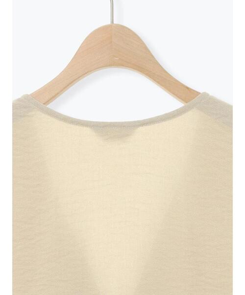 Samansa Mos2（サマンサ モスモス）の「(セットアップ可)フリルジップベスト（ベスト・レディース・ベージュ/ブラック/チェック・F）」の21枚目の写真