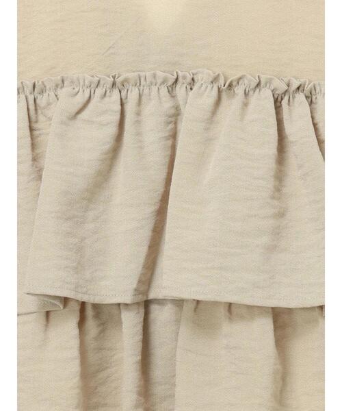 Samansa Mos2（サマンサ モスモス）の「(セットアップ可)フリルジップベスト（ベスト・レディース・ベージュ/ブラック/チェック・F）」の22枚目の写真