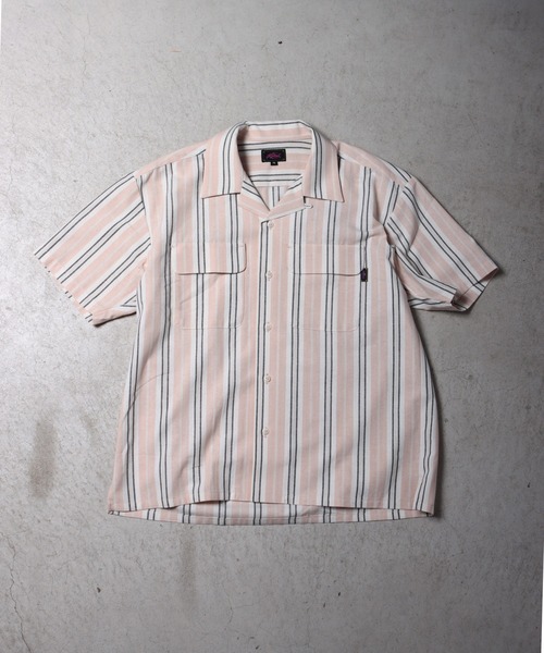 ROTAR(ローター)の「Native Stripes Open Collar Shirt(シャツ/ブラウス・メンズ・ブルー/ピンク/ブラック・MEDIUM/LARGE/X-LARGE)」の3枚目の写真