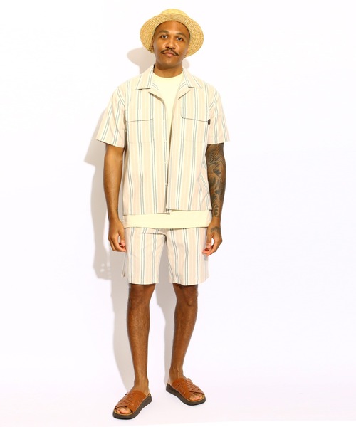ROTAR(ローター)の「Native Stripes Open Collar Shirt(シャツ/ブラウス・メンズ・ブルー/ピンク/ブラック・MEDIUM/LARGE/X-LARGE)」の6枚目の写真