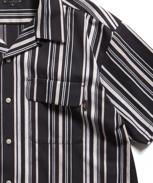 ROTAR(ローター)の「Native Stripes Open Collar Shirt(シャツ/ブラウス・メンズ・ブルー/ピンク/ブラック・MEDIUM/LARGE/X-LARGE)」の13枚目の写真