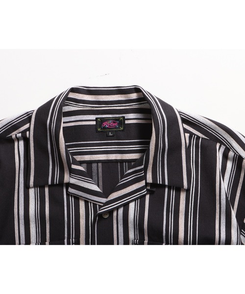 ROTAR(ローター)の「Native Stripes Open Collar Shirt(シャツ/ブラウス・メンズ・ブルー/ピンク/ブラック・MEDIUM/LARGE/X-LARGE)」の16枚目の写真