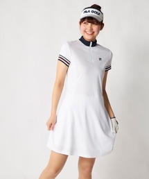 FILA GOLF（フィラゴルフ ）の「【FILA GOLF:フィラゴルフ】レディースハーフジップワンピース　ゴルフ（ワンピース）」