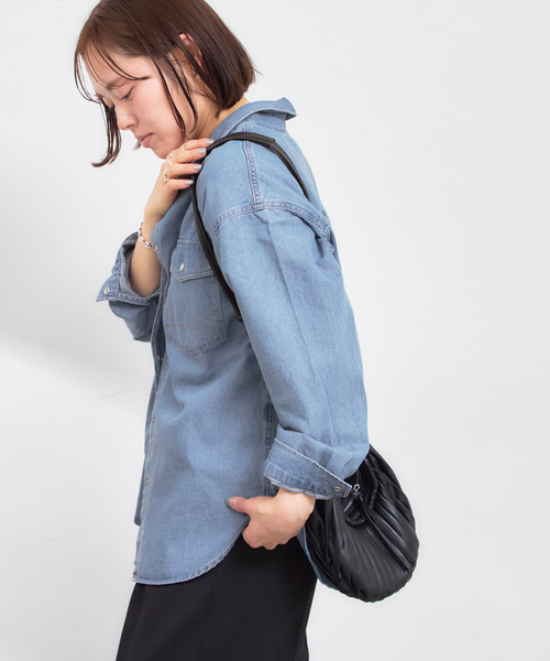 SOMETHING / サムシング BIG DENIM SHIRTS L/S（シャツ/ブラウス）｜U
