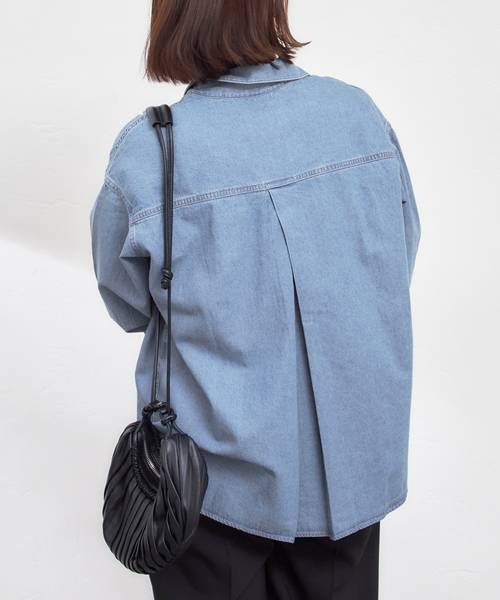 SOMETHING / サムシング BIG DENIM SHIRTS L/S（シャツ/ブラウス）｜U