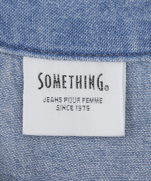 U by SPICK&SPAN（ユーバイスピックアンドスパン）の「SOMETHING / サムシング BIG DENIM SHIRTS L/S（シャツ/ブラウス・レディース・ブラック系その他/ブルー・FREE）」の16枚目の写真