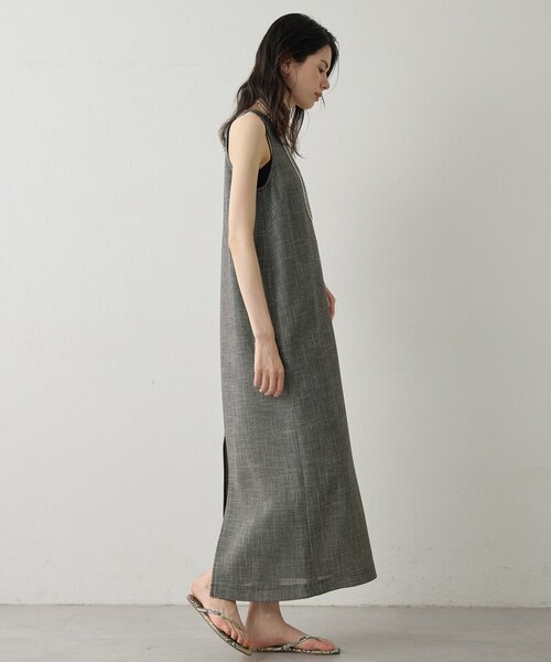 Drawing Numbers（ドローイング ナンバーズ）の「【Drawing Numbers】カラミタンクワンピース（ワンピース・レディース・ブラック/ブラウン・38）」の11枚目の写真