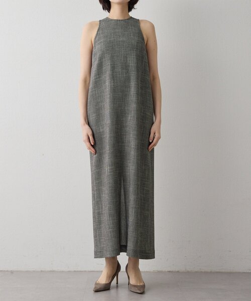 Drawing Numbers（ドローイング ナンバーズ）の「【Drawing Numbers】カラミタンクワンピース（ワンピース・レディース・ブラック/ブラウン・38）」の13枚目の写真